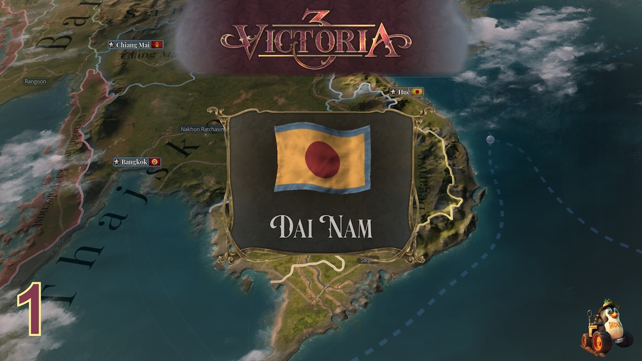 #1 VICTORIA 3 | DAI NAM | VZESTUP KOLONIÁLNÍ NEUZNÁVANÉ MOCNOSTI | CZ/SK