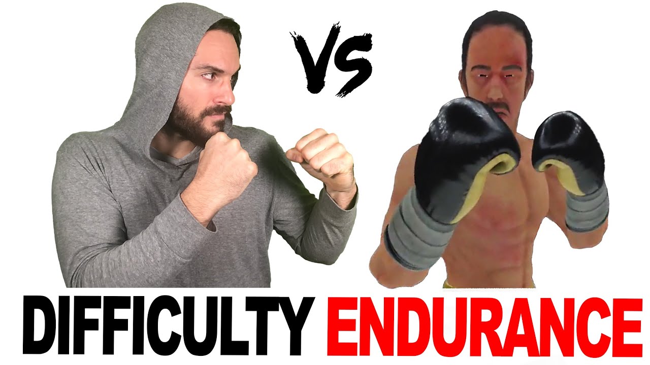 REAL HEAVYWEIGHT BOXER VS VR BOXING AI (endurance difficulty)
