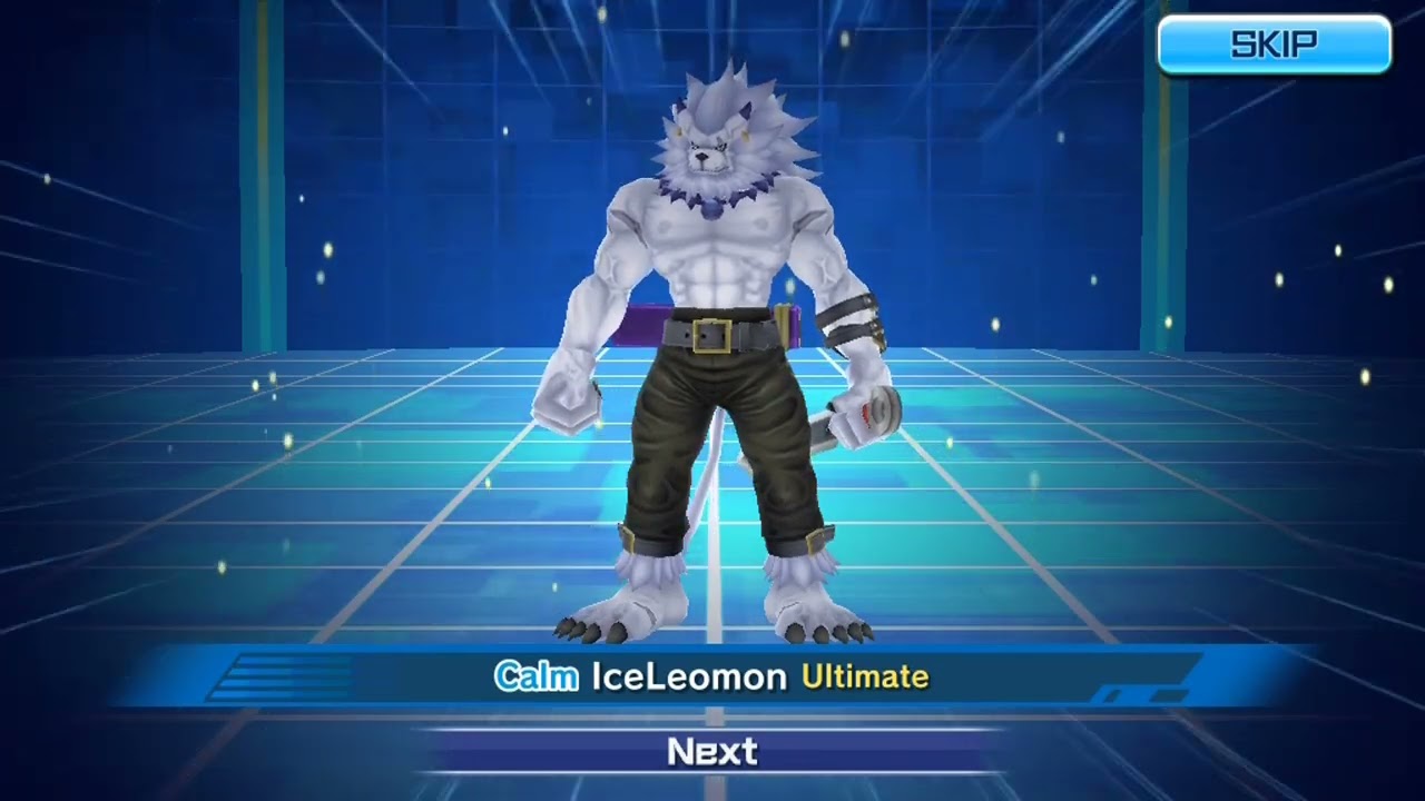 [Digimon ReArise] Leomon digivolution to Iceleomon