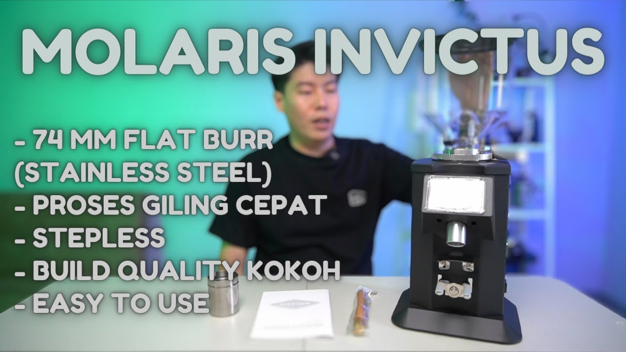 REVIEW GRINDER ESPRESSO MOLARIS INVICTUS - GRINDER ESPRESSO KOMERSIL YANG WAJIB DIPERHITUNGKAN!!