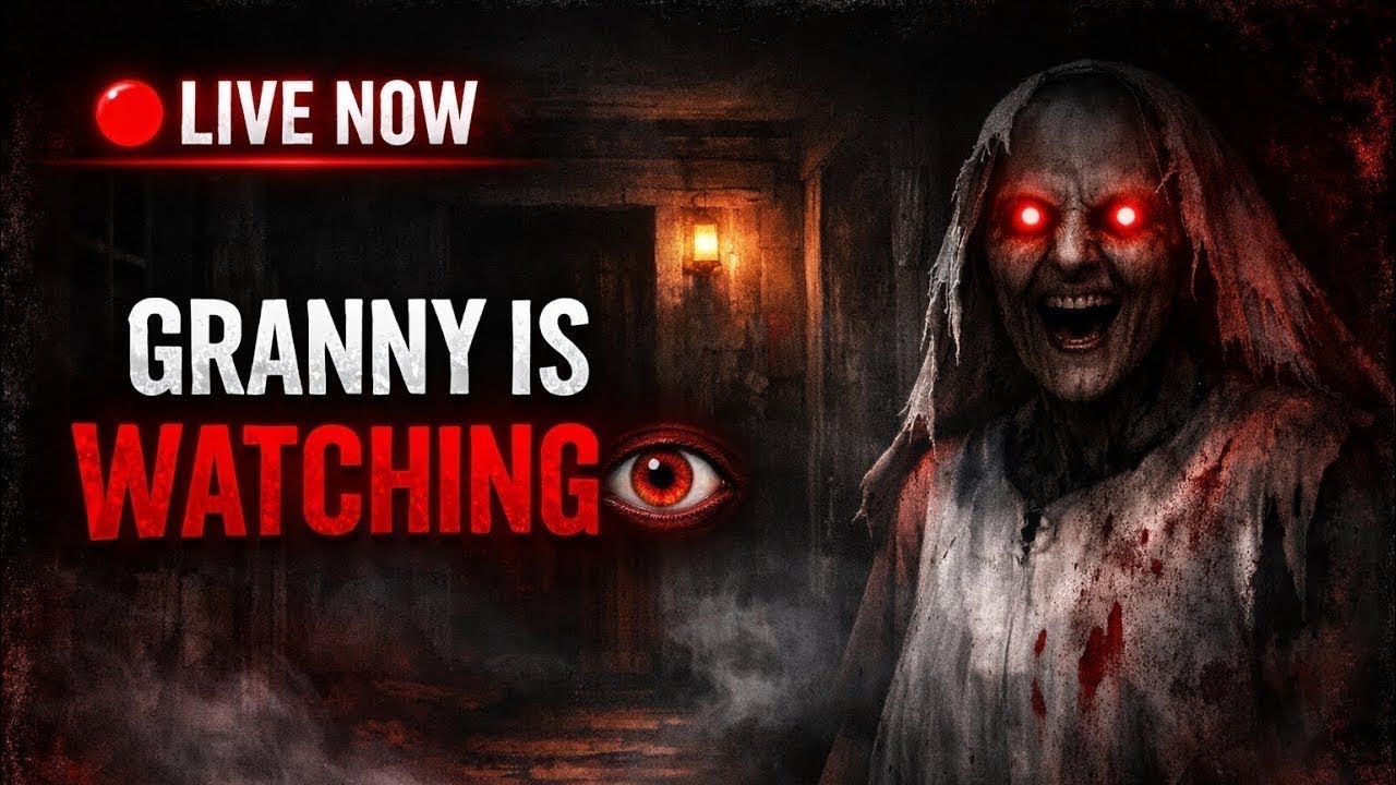 Granny Is Watching 👁️ | Scary Granny Live Shorts 😨