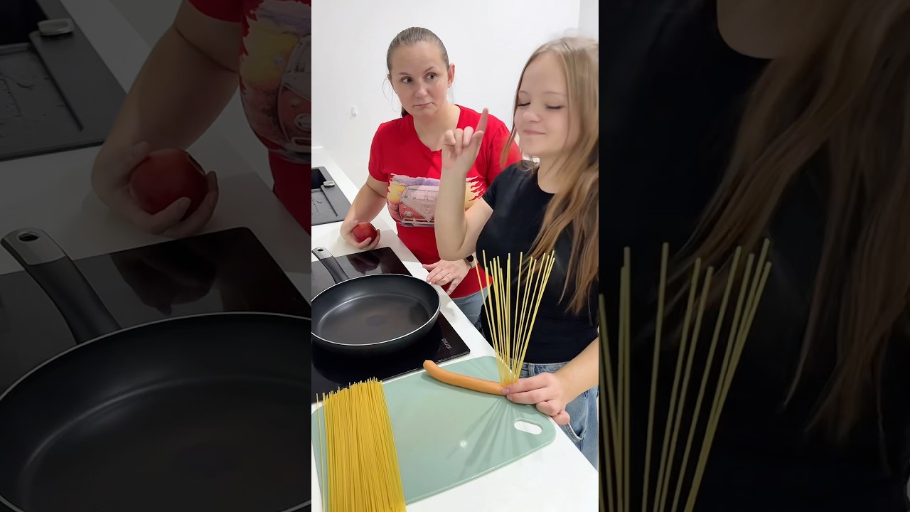 Daughter&rsquo;s Cooking Show Gone Wild! Mom Can&rsquo;t Believe It! 😂 #funny #familytime #couple
