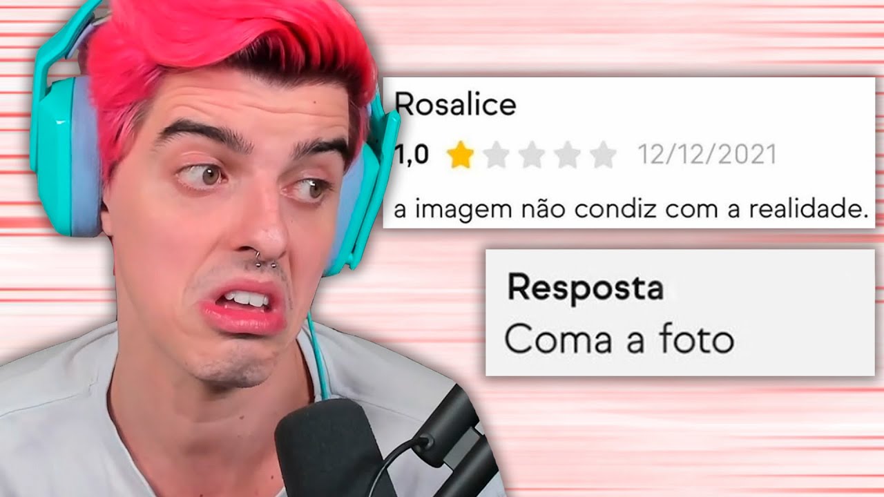 JEAN LUCA reage as ABSURDAS CONVERSAS do IFOOD