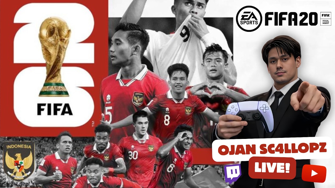 Kuch Ojan Lagi-Lagi Gagal Mengantarkan Indonesia Juara😔 | FIFA 20 | Twitch: @OjanSc4llopZ