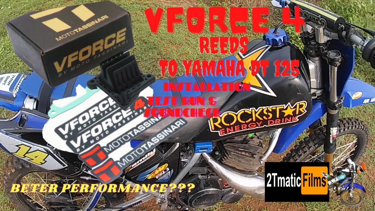 VFORCE 4 REEDS￨UNBOXING￨DIY INSTALLATION￨TEST RUN & SOUNDCHECK ON MY YAMAHA DT 125￨2TMATICFILMS