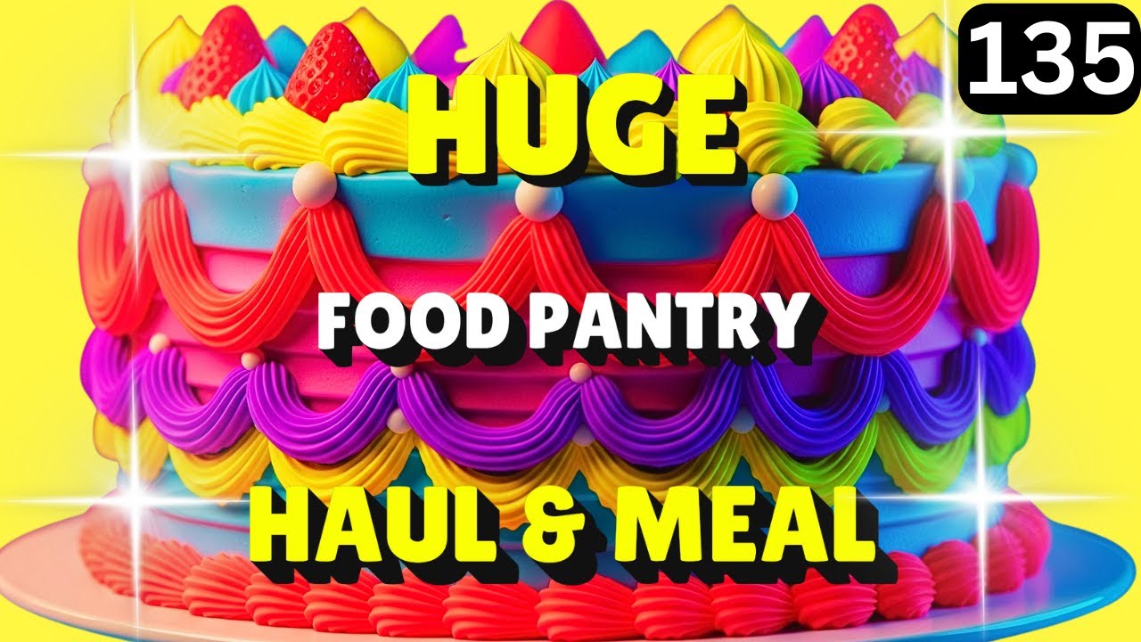 FRUGAL LIVING & Food Pantry Haul 2025 - Cheap Meals - FOOD BANK - Food Haul - Budget Meals - Cooking