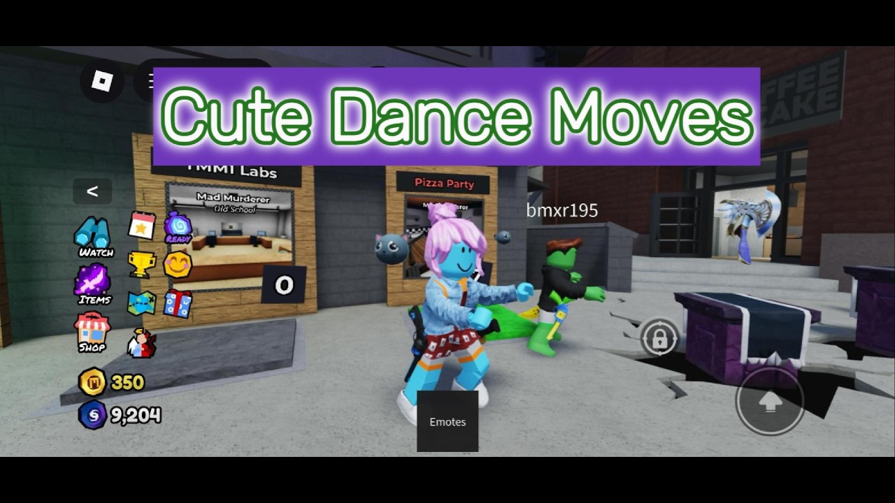 Roblox Mad Murderer Gameplay Cute Dance Moves Compilation