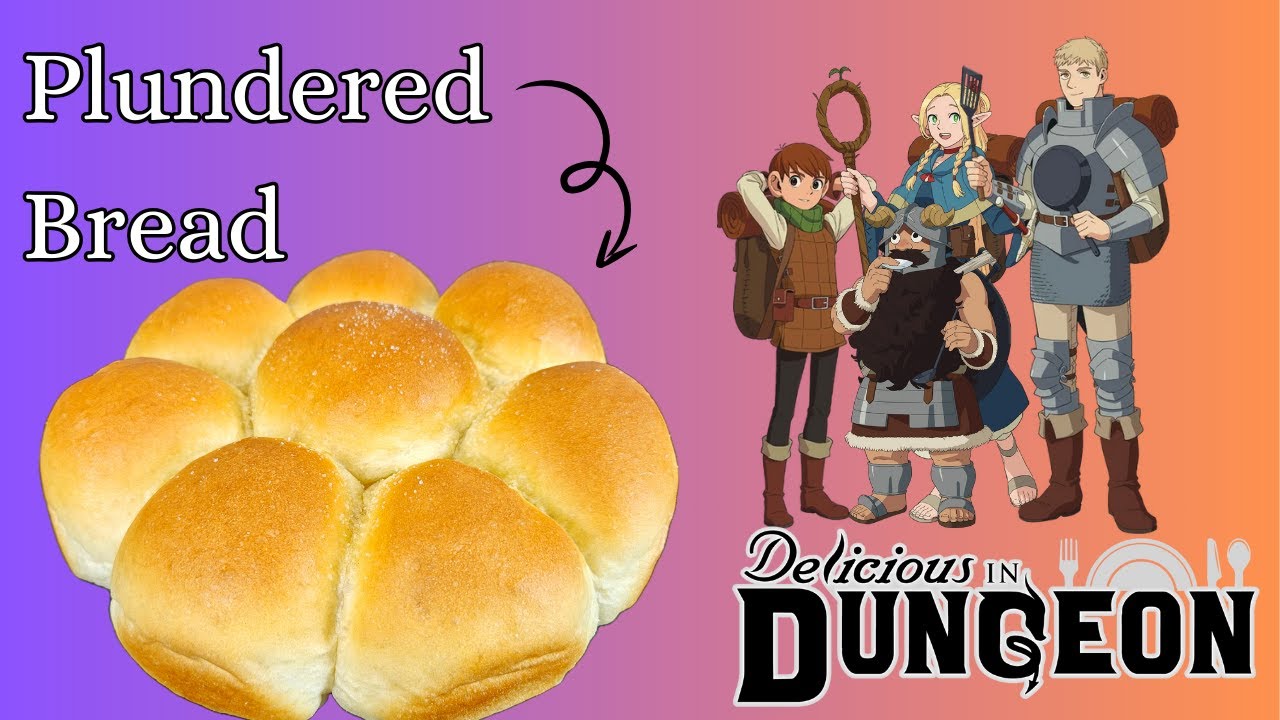 Dungeon Meshi Recipe: Plundered Bread - The EASIEST, Softest & Most Pillowy Dinner Rolls! So Tasty!