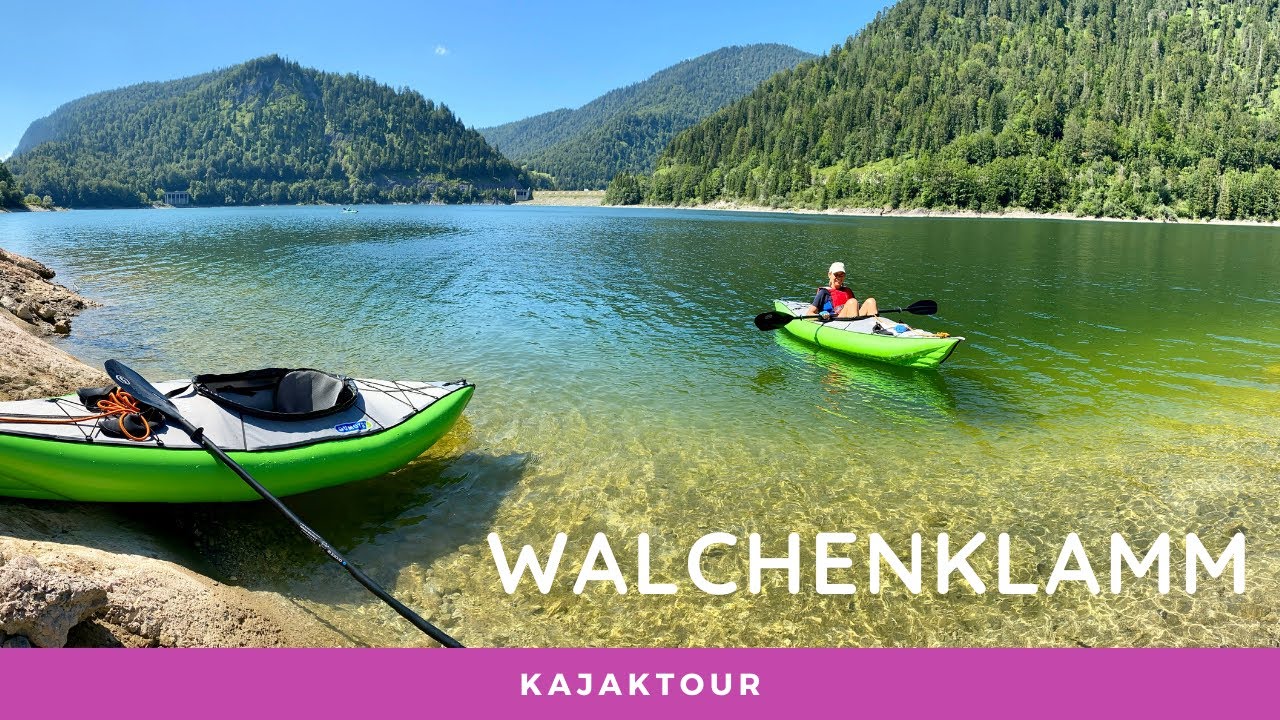 Mit dem Kajak vom Sylvensteinsee zur Walchenklamm