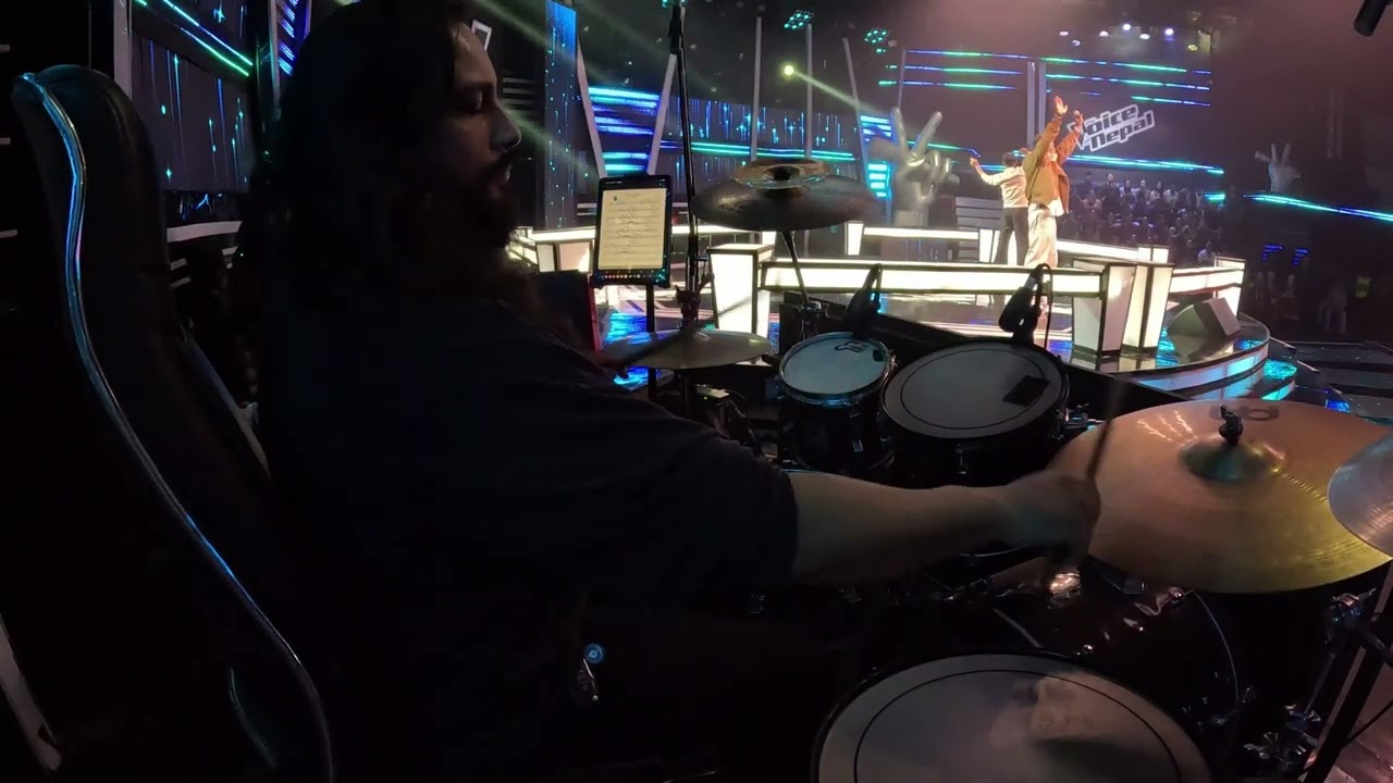 Kalo Seto | Drum Cam | Ayush v/s Karshang | The Voice of Nepal Season 7 -2025