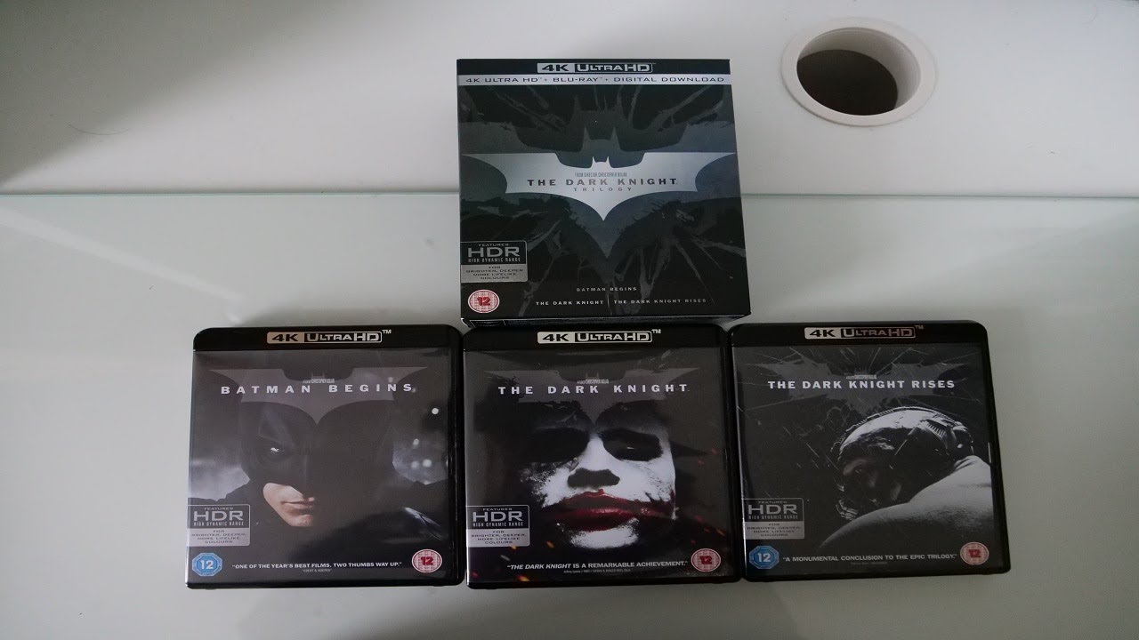 The Dark Knight Trilogy Unboxing (4K Ultra HD + Blu-ray + Digital Download)
