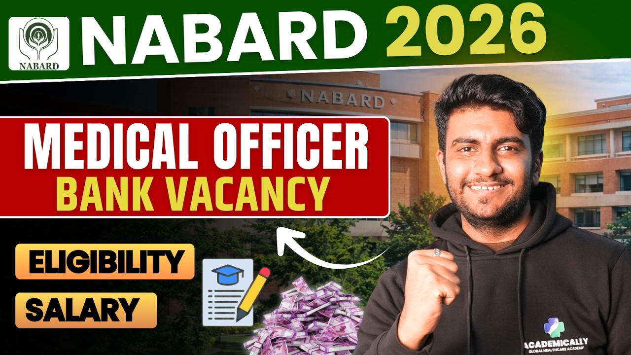 NABARD Bank Medical Officer Vacancy 2026 | Salary, Eligibility, Selection Process & Apply Online