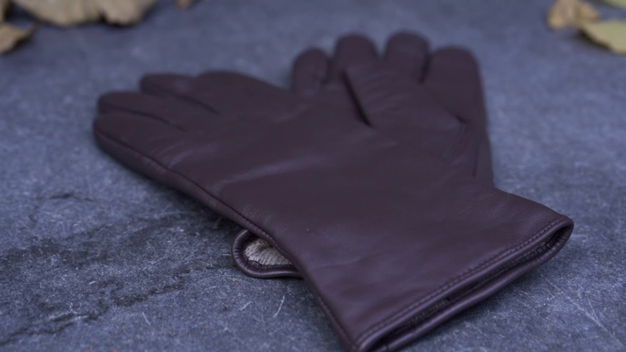 Victoria - Brown Leather Gloves for Women with Touchscreen 🧤 - Schwartz & von Halen&reg;