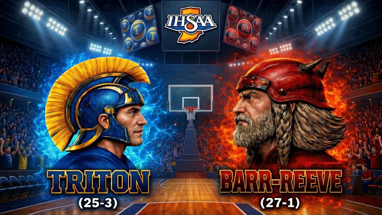 Triton (25-3) vs Barr-Reeve (27-1) - Boys Basketball State Championship 🏀 3-28-2026 🔴 LIVE Audio