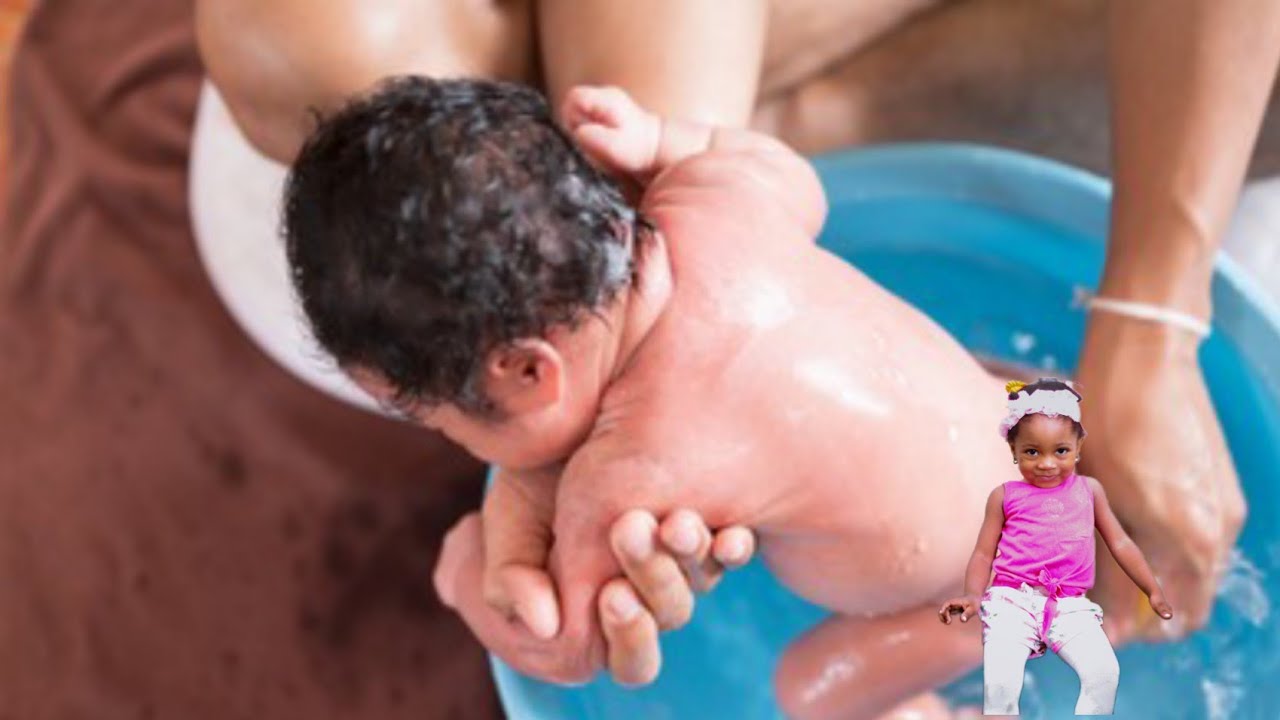 NewBorn Baby Traditional African Bath | NEWBORN BABY FIRST NIGERIAN TRADITIONAL BATH