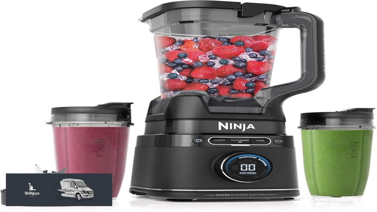 Ninja Blender & Food Processor All in One For Smoothies Food and More