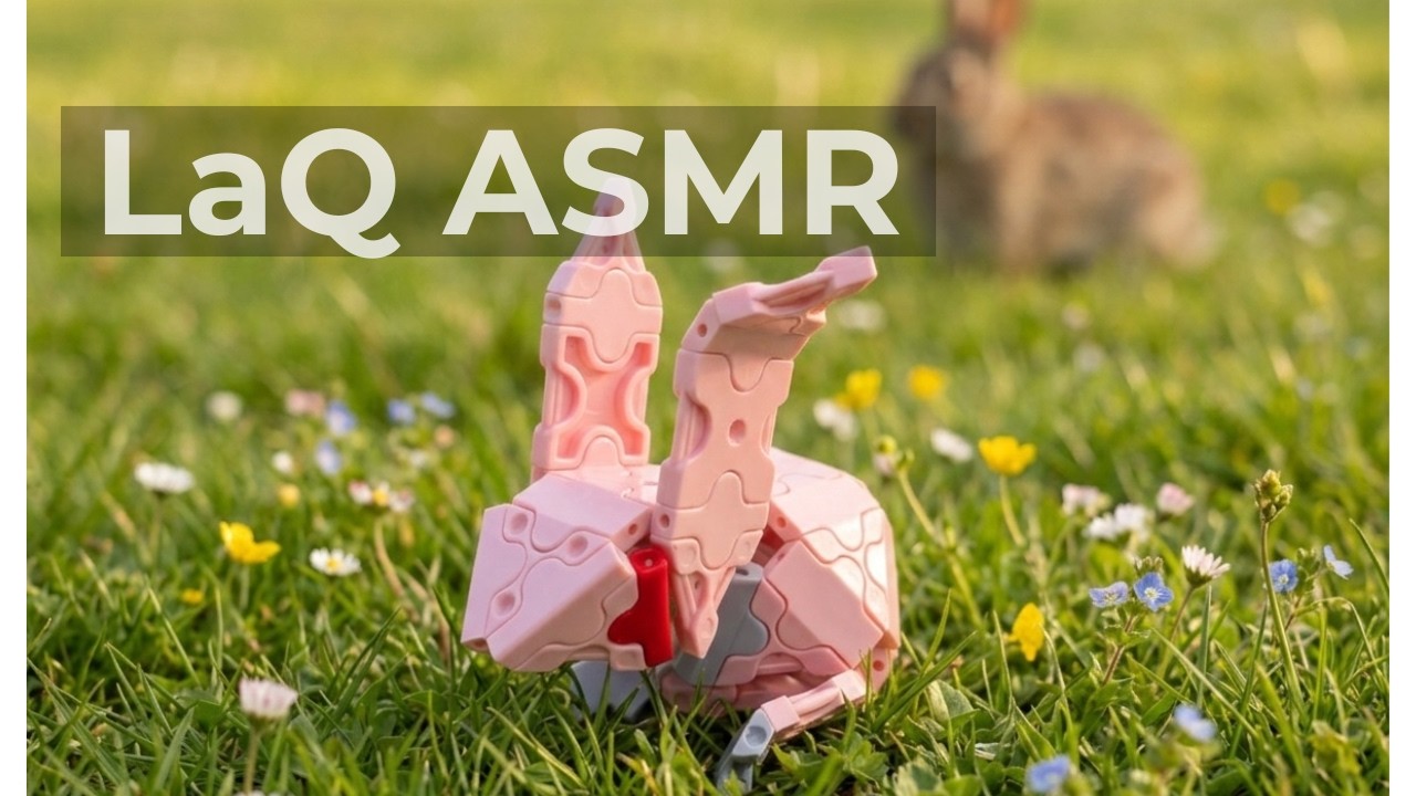 LaQ Rabbit ASMR | Satisfying Block Building Sounds