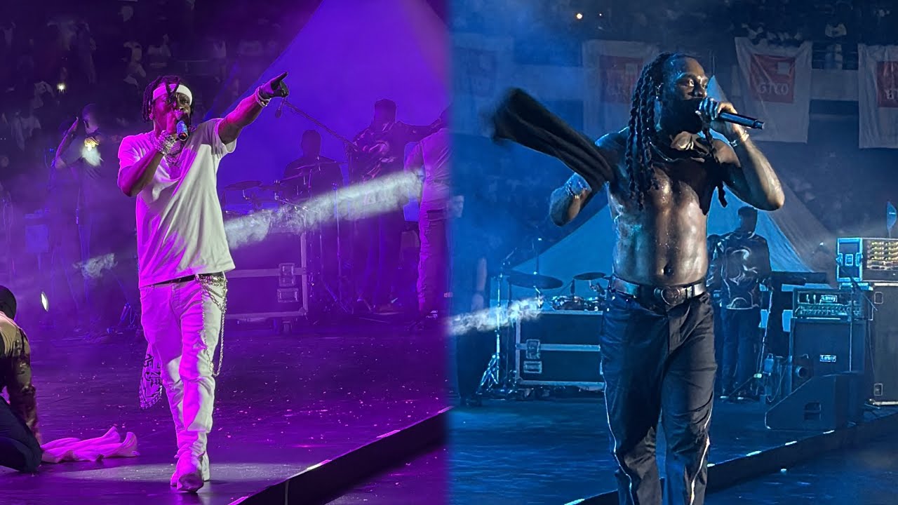 Burna Boy, shatta wale performed on 1 stage in Accra at GTbank concert