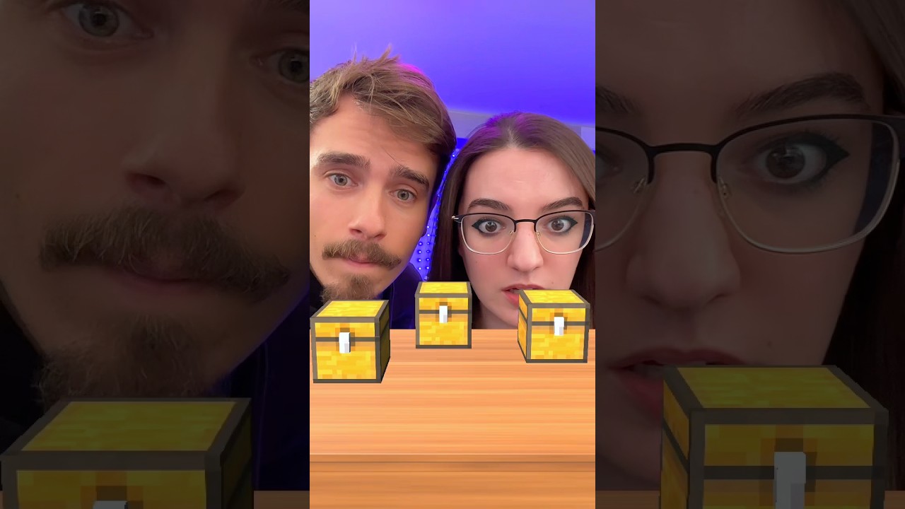 Найдите курицу из Minecraft, чтобы победить! #челлендж #игра #пара