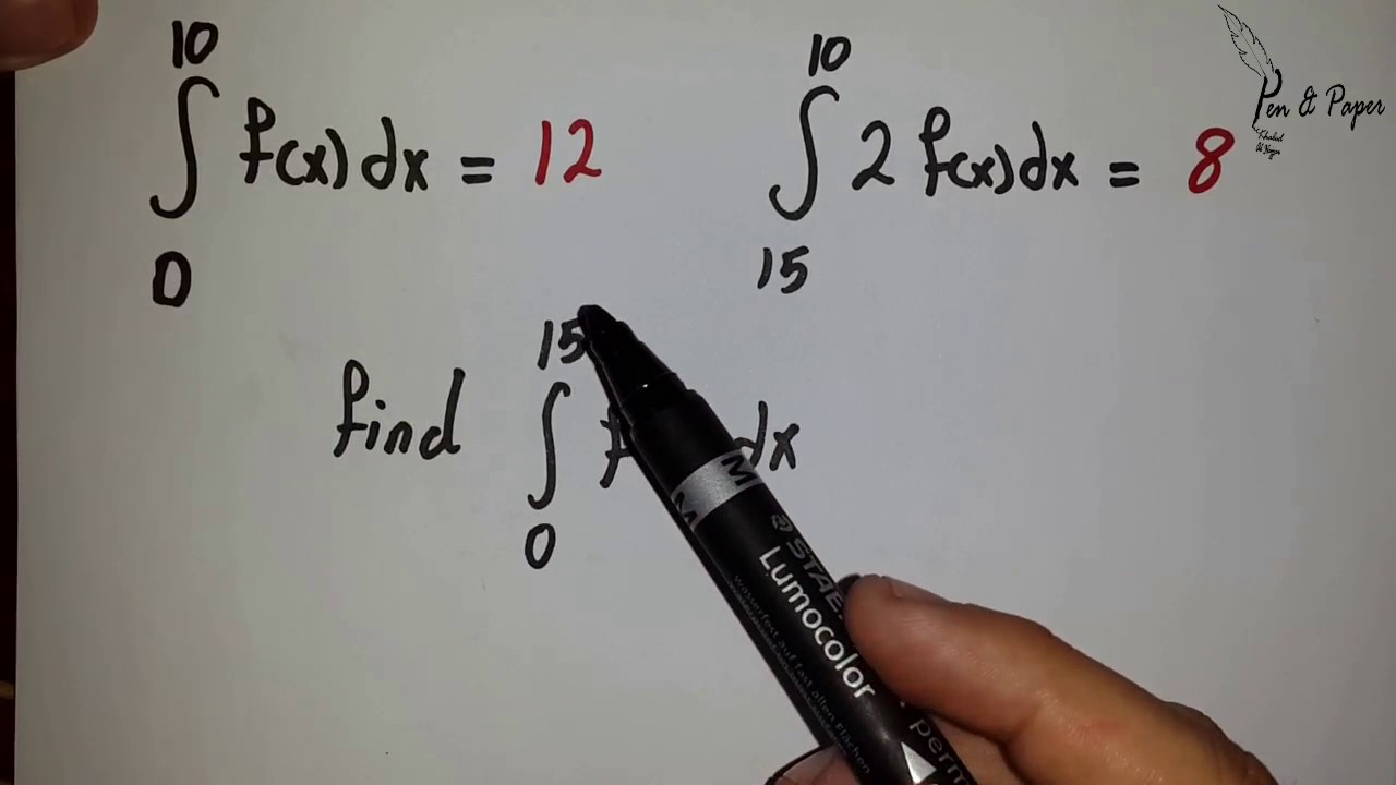 Integrals | Definite Integral التكامل المحدود