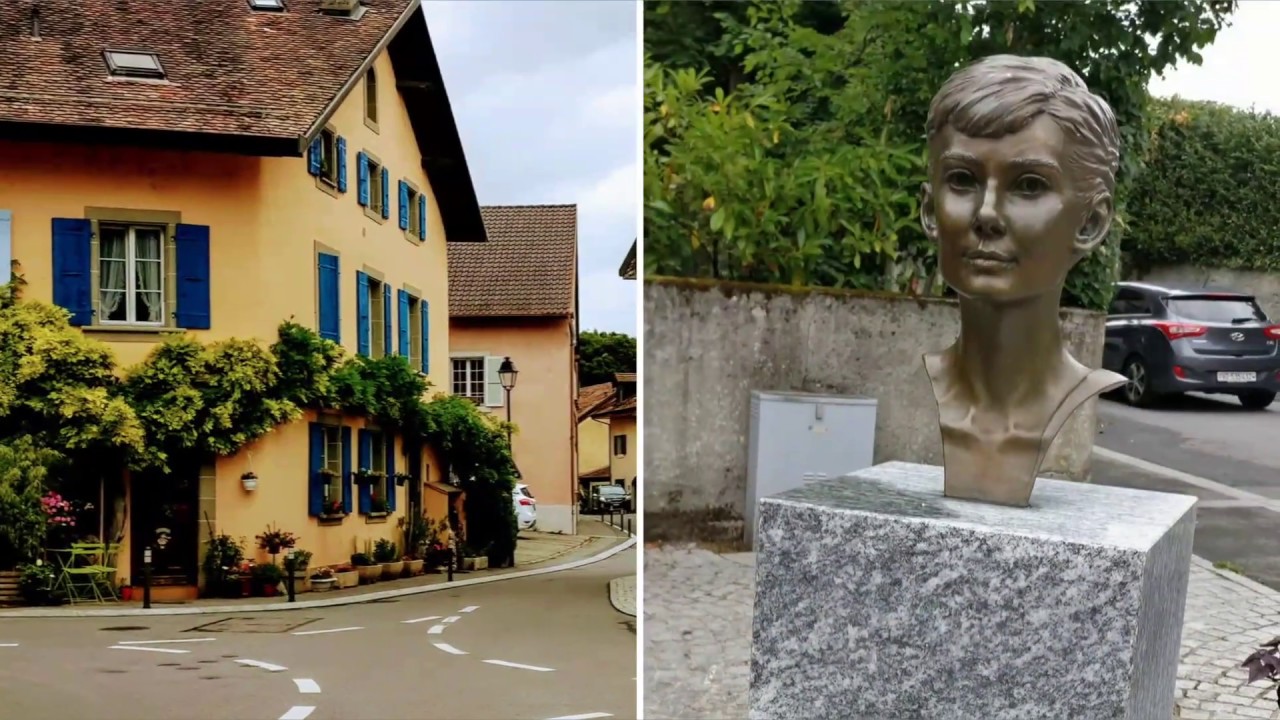 Visiting Audrey Hepburn's home in Tolochenaz, Switzerland