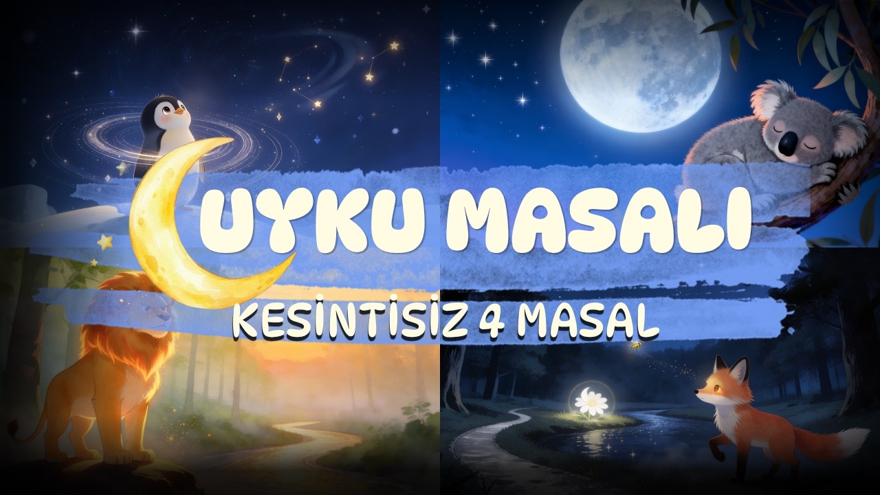 4 Masal Bir Arada: 30 DK Kesintisiz Uyku Masalı (Lumo, Mavi, Ateş ve Leo)
