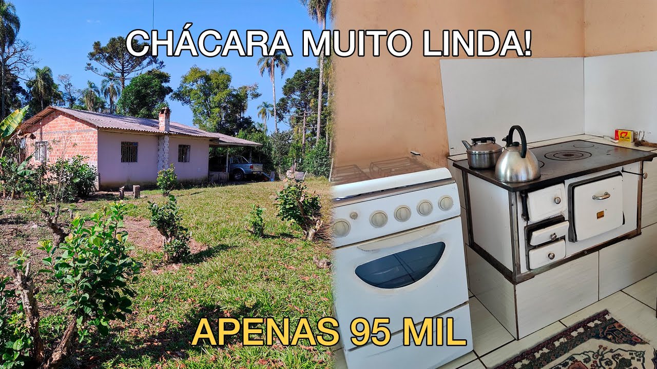 ⚠️ INDISPONÍVEL - CHÁCARA MUITO LINDA - 95 MIL