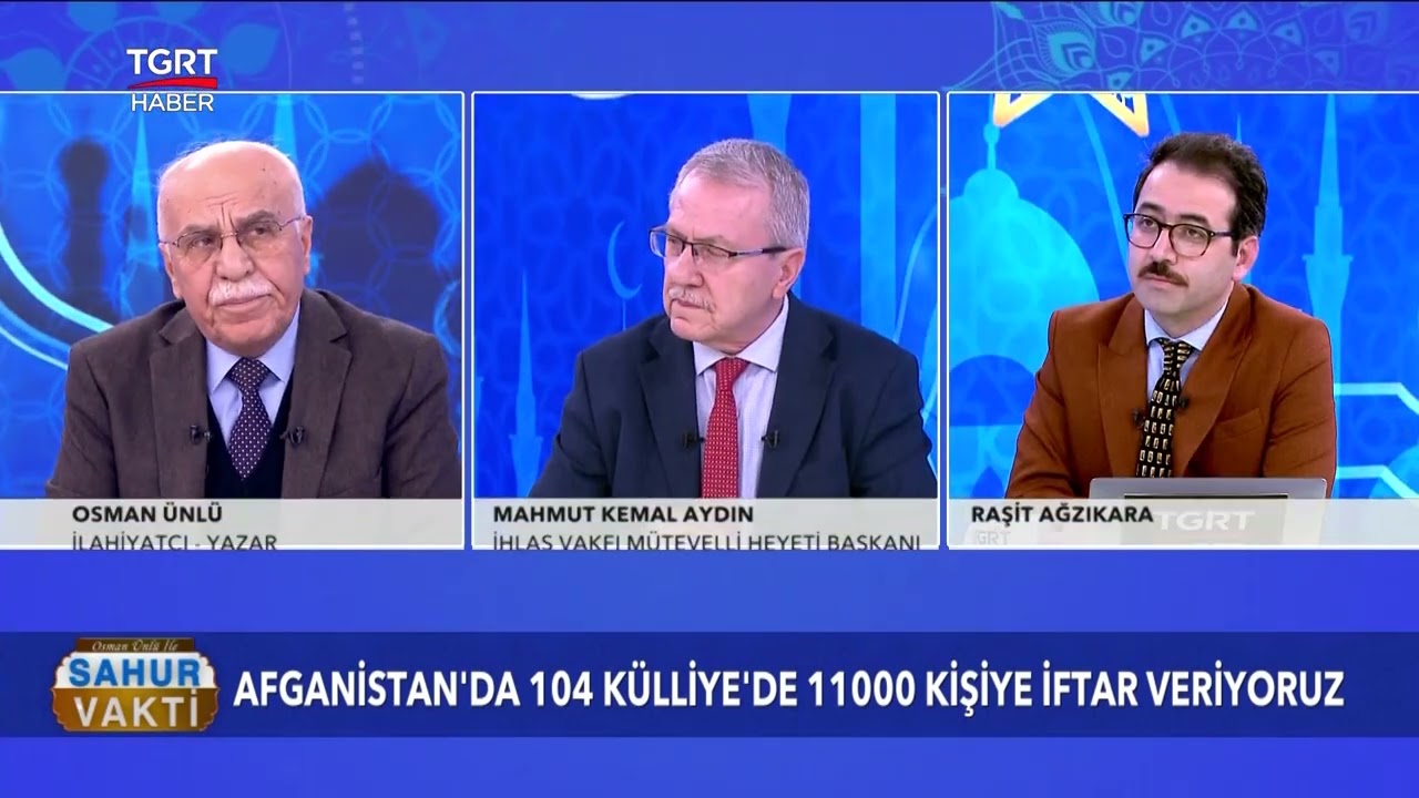 Osman Ünlü ile Sahur Vakti Programı'nda İhlas Vakfı'nın Hizmetlerini Anlattık