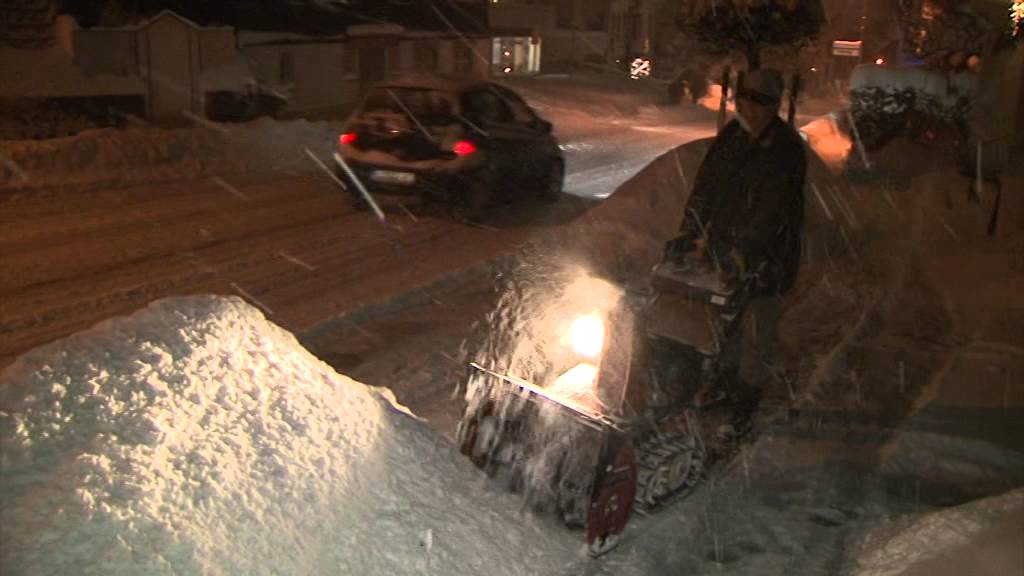 Massiver Schneefall am 29.12.2014 im Allg&auml;u