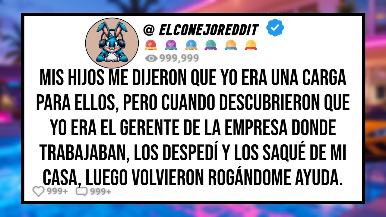 Mis HIJOS me Dijeron Que Yo Era Una Carga Para Ellos, Pero Cuando Descubrieron Que yo Era el Dueño..