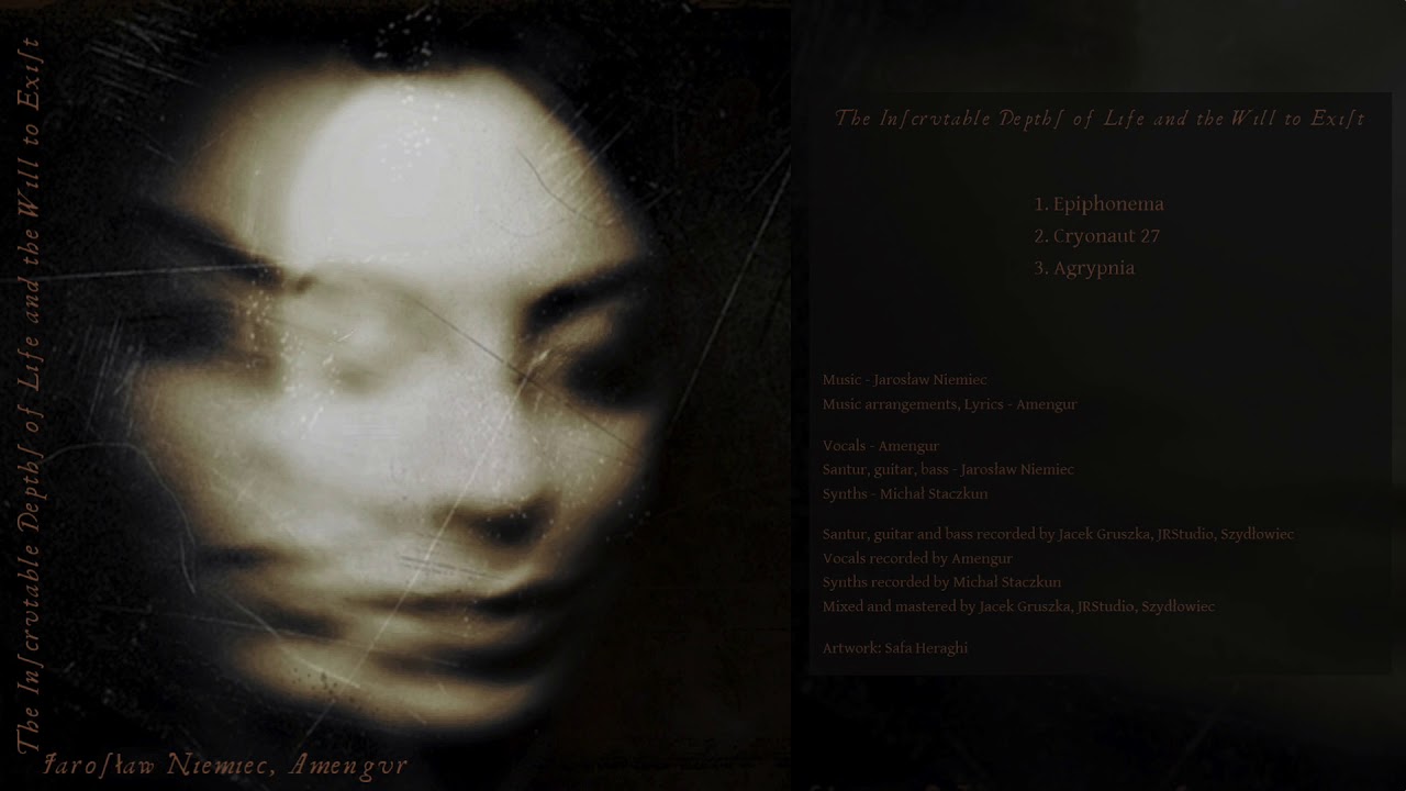 Jarosław Niemiec & Amengur - The Inscrutable Depths of Life and the Will to Exist (EP)