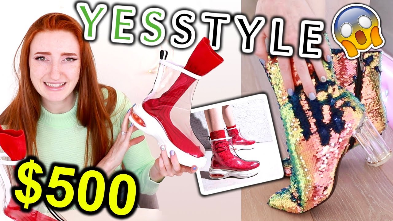 $500 YESSTYLE SHOE HAUL AND TRY ON!!! CHEAP AND ADORABLE JAPANESE & KOREAN SHOES 2019