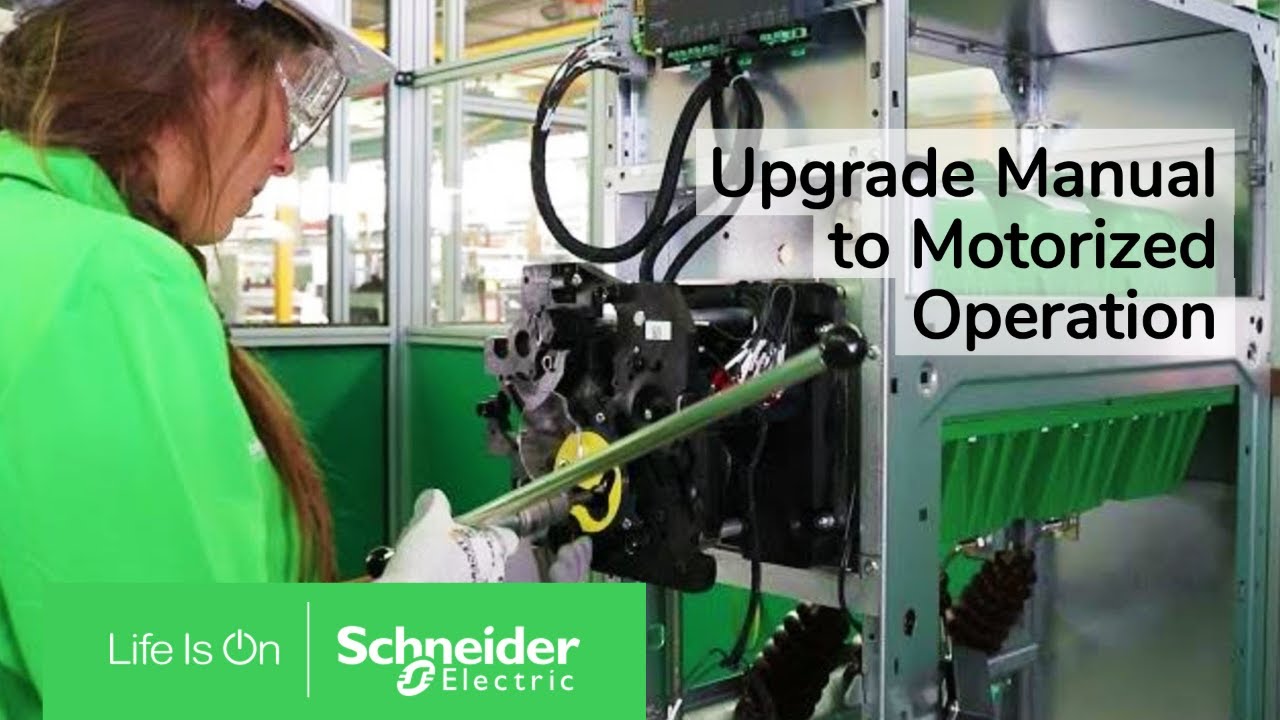 How to Upgrade from Manual to Motorized Operation in SF6-free MV | Schneider Electric Support