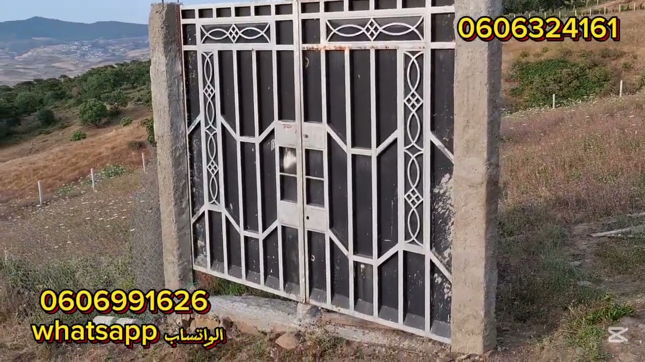 قطعة ارضيه ملكية 1100متر واصلا الماء والضوء والطريق في الرمان ملوسة طنجة والتفاصيل في الفيديو