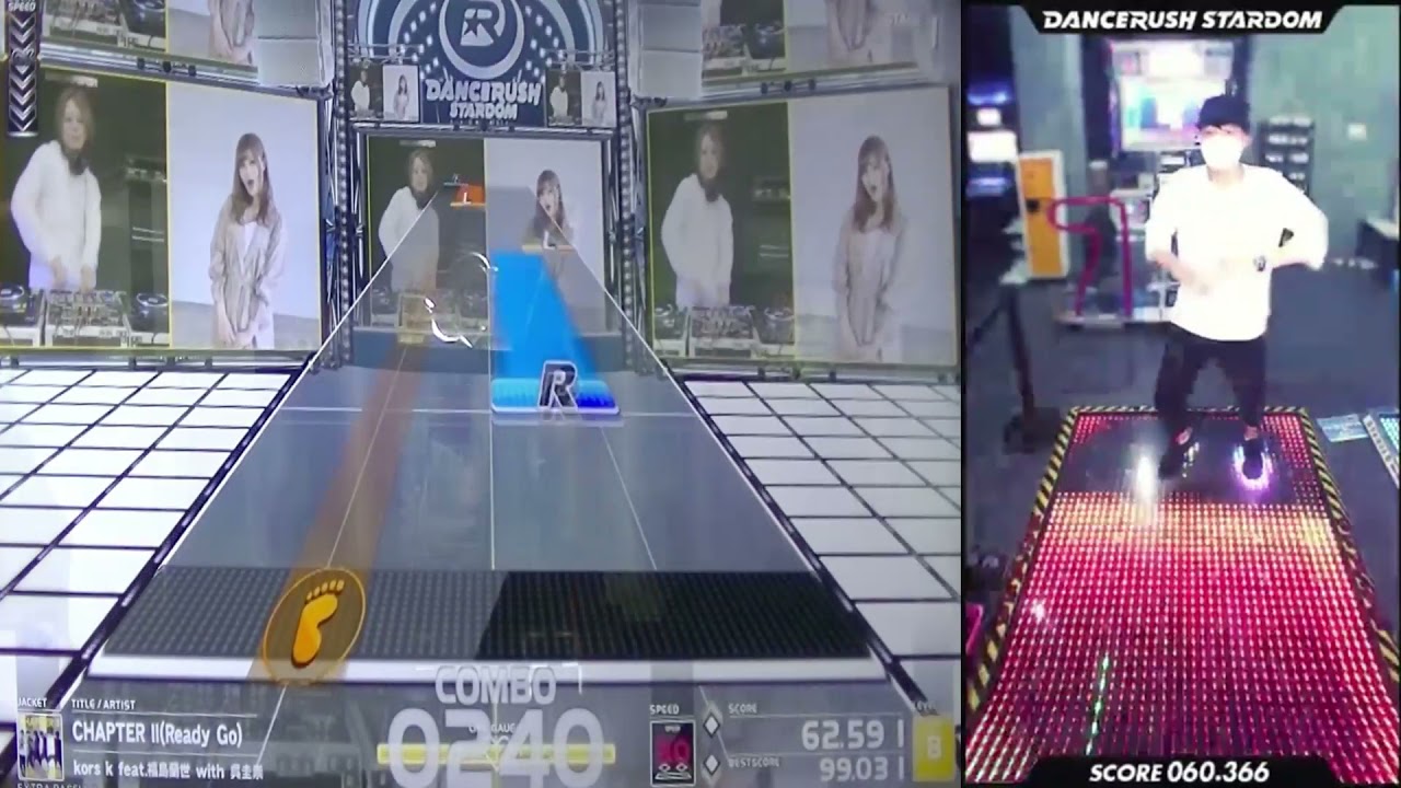 [댄스러쉬스타덤] CHAPTER II(Ready Go)-kors k feat.福島蘭世 with 呉圭崇 (Normal) ふつう Lv8