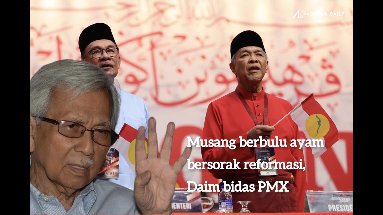 Musang berbulu ayam bersorak reformasi, Daim bidas PMX