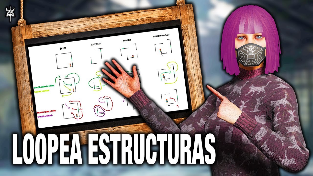CÓMO LOOPEAR ESTRUCTURAS | SHACK, DOBLE VENTANA, JUNGLE GYM | Dead by Daylight
