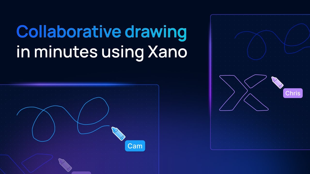 Совместное рисование за считанные минуты с помощью Xano