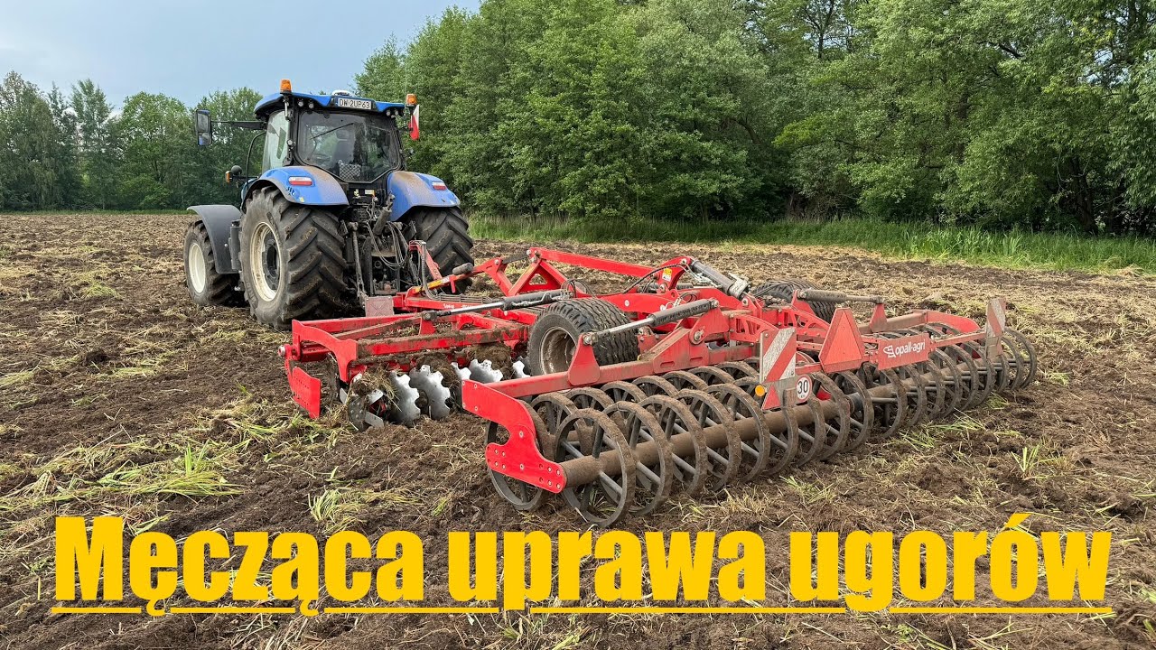 Ciężka uprawa nieużytków pod kukurydzę | NH T7.270&Opall Agri [vlog#236]