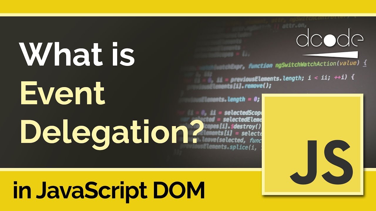 Что такое делегирование событий? — Учебное пособие по JavaScript DOM для начинающих