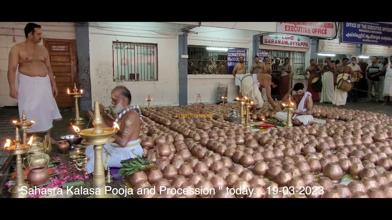 Sahasra Kalasa Pooja and Procession 