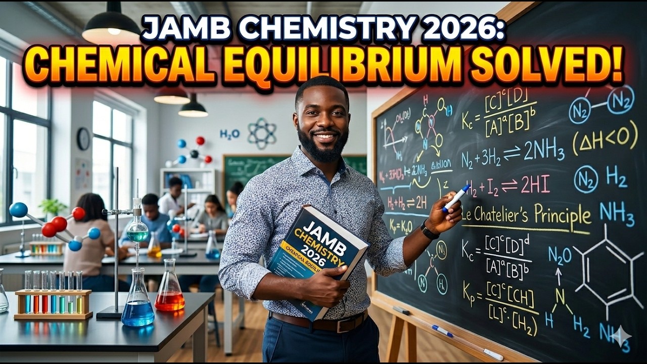 2026 JAMB Chemistry Solution: Solved Chemical Equilibrium Questions