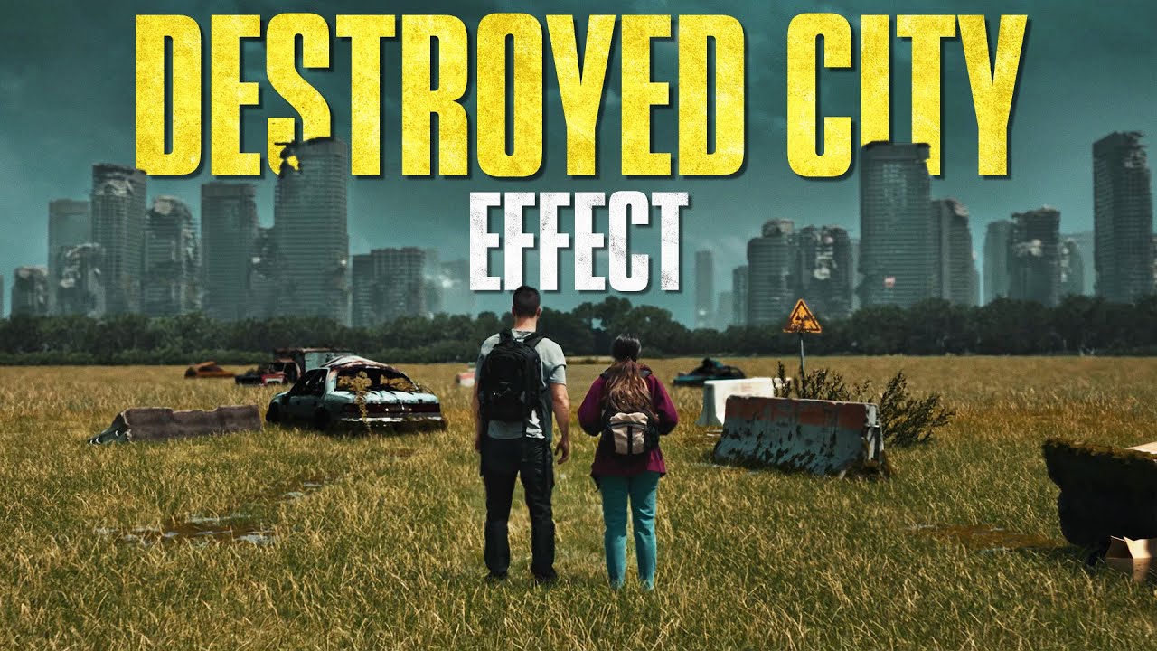 Эффект разрушенного города из The Last of Us