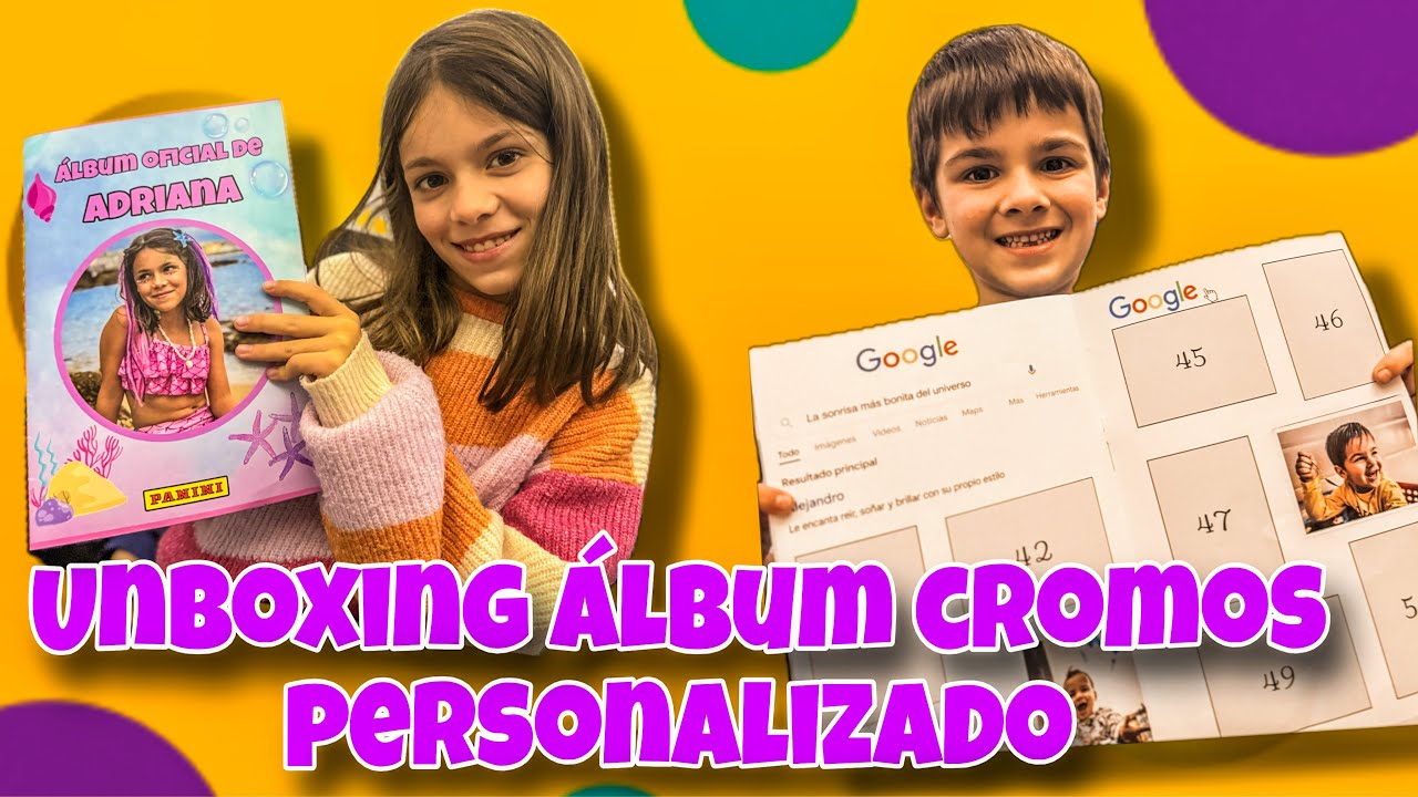 UNBOXING ÁLBUM CROMOS PERSONALIZADO