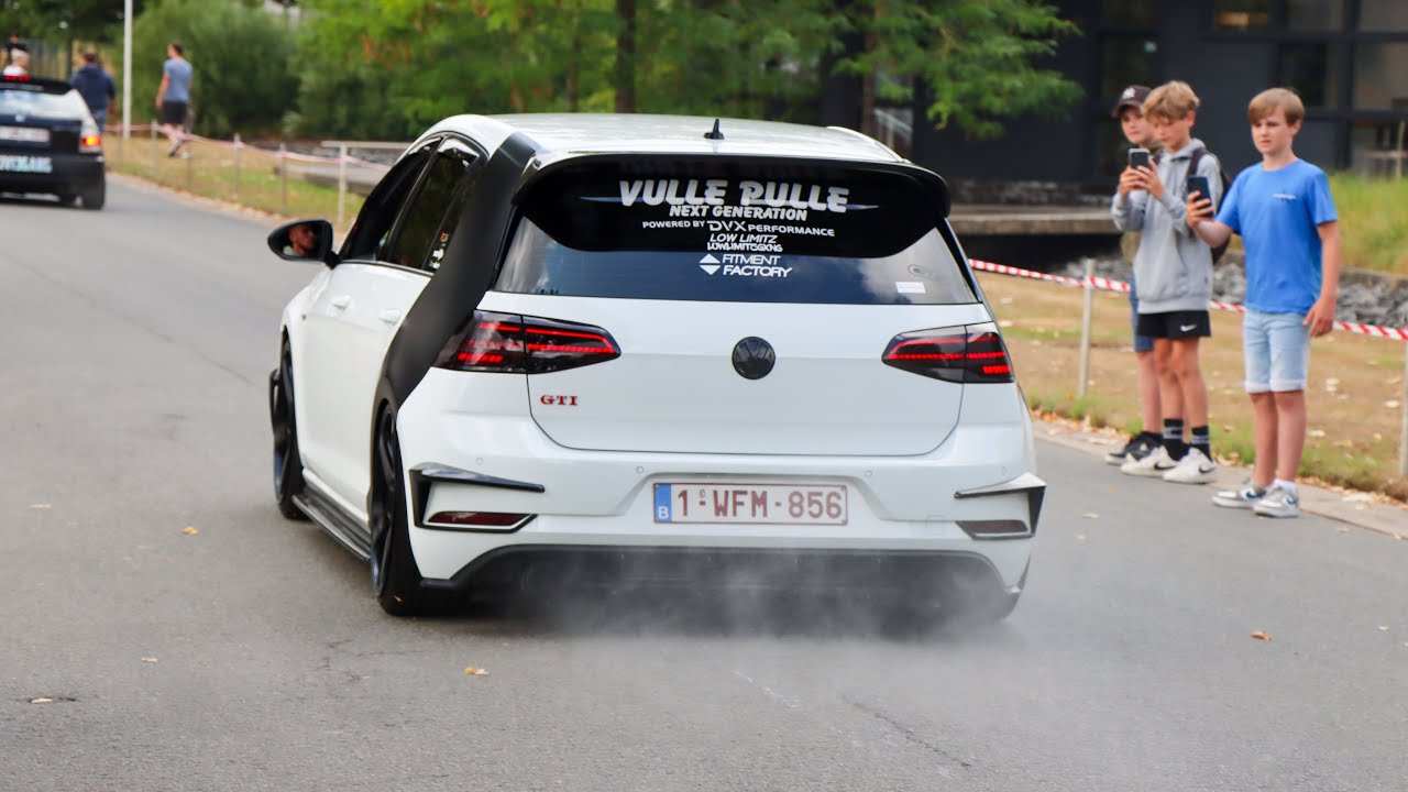 Tuner cars leaving a Carshow | Wicked 2022