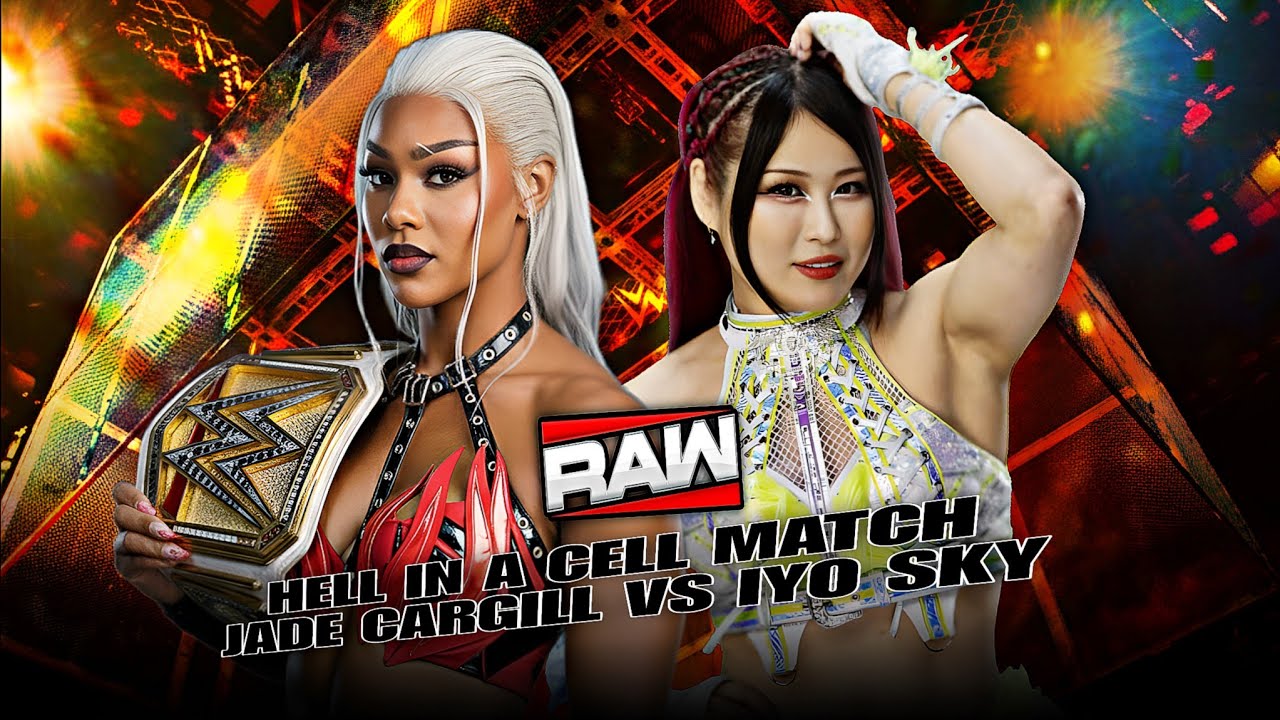 FULL MATCH - Jade Cargill vs Iyo Sky Hell in a Cell Match WWE RAW Highlights