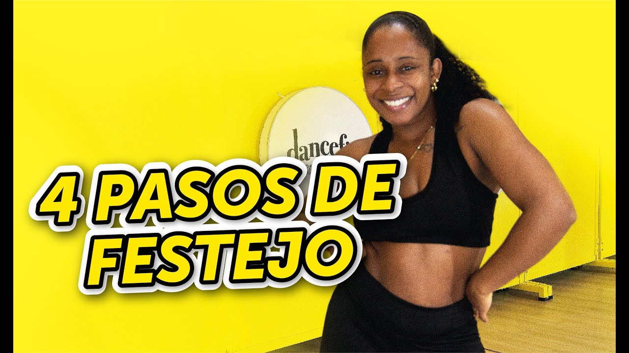 ¡4 PASOS DE FESTEJO PARA ROMPERLA EN FIESTAS! Dancefit Tutorials | Paso a paso de básico a más.