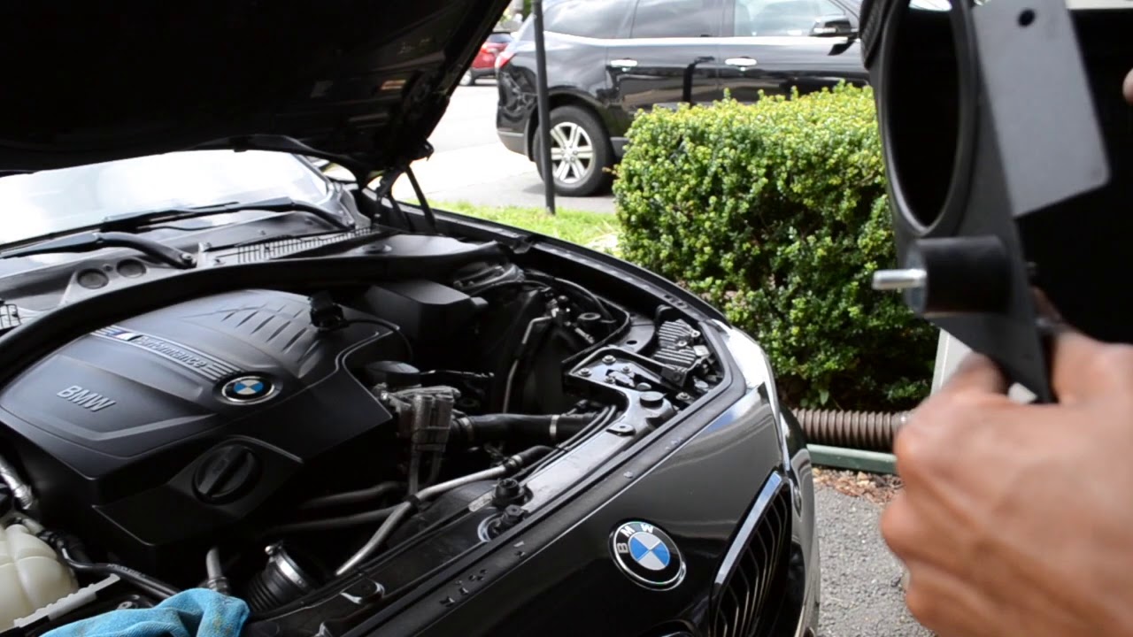 BMW M235i INJEN Intake Install/Sound Clips!