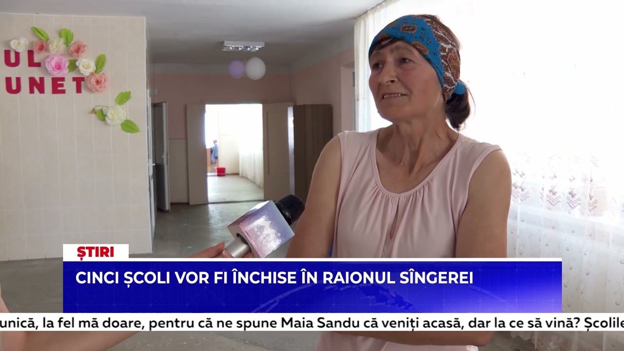 Cinci școli vor fi închise în raionul Sîngerei