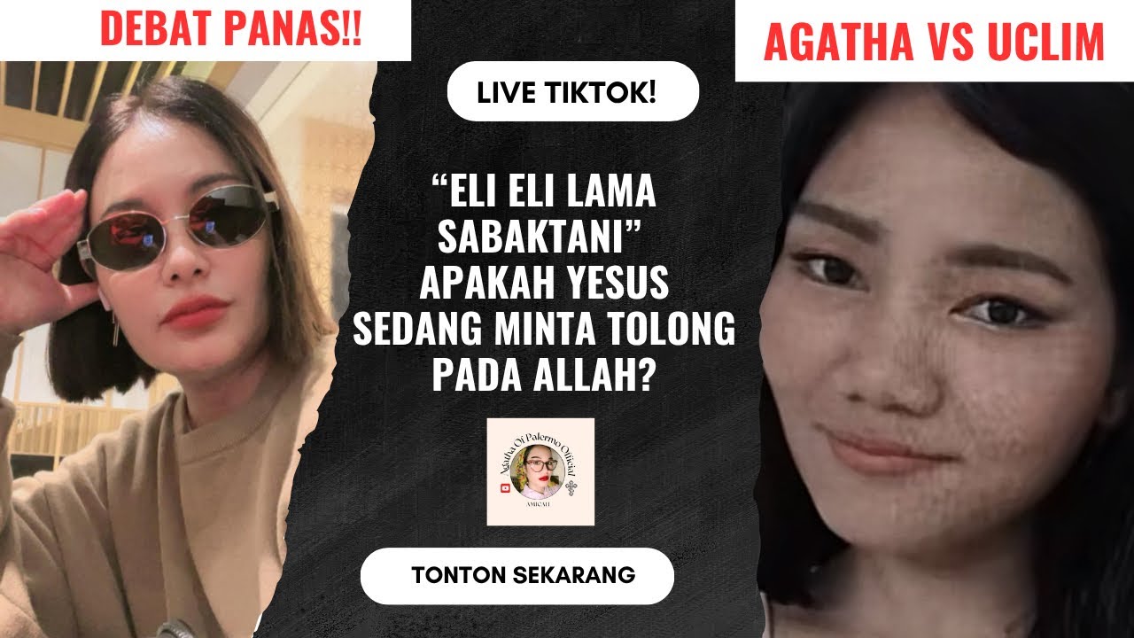 AGATHA APOLOGET - &ldquo;ELI ELI LAMA SABAKTANI&rdquo;  APAKAH YESUS SEDANG MINTA TOLONG PADA ALLAH???